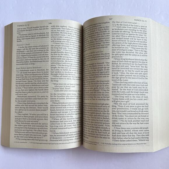 New International Version NIV Holy Bible Larger Print Paperback Book Zondervan - Picture 5 of 10